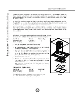 Предварительный просмотр 14 страницы Zephyr Essentials Anzio ZAZ-E42AS Use, Care And Installation Manual