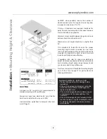 Предварительный просмотр 8 страницы Zephyr Essentials Modena Island ZMD-E42A Use, Care And Installation Manual