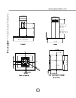 Предварительный просмотр 10 страницы Zephyr Essentials Modena Island ZMD-E42A Use, Care And Installation Manual