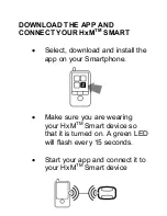 Предварительный просмотр 6 страницы Zephyr HxM Smart User Manual