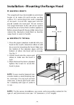 Предварительный просмотр 18 страницы Zephyr LAYERS WALL DLA-E42ASSX Installation Instructions Manual