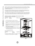 Предварительный просмотр 12 страницы Zephyr Luce ZLU-E30BS Use, Care And Installation Manual