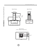 Предварительный просмотр 10 страницы Zephyr Milano Island ZML-E42AG Use, Care And Installation Manual