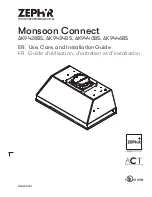 Предварительный просмотр 1 страницы Zephyr Monsoon Connect Use, Care And Installation Manual