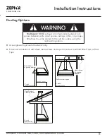 Предварительный просмотр 11 страницы Zephyr Monsoon Connect Use, Care And Installation Manual