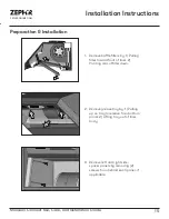 Предварительный просмотр 15 страницы Zephyr Monsoon Connect Use, Care And Installation Manual