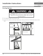 Предварительный просмотр 14 страницы Zephyr Monsoon I Use, Care And Installation Manual