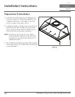 Предварительный просмотр 18 страницы Zephyr Monsoon I Use, Care And Installation Manual