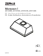 Предварительный просмотр 45 страницы Zephyr Monsoon I Use, Care And Installation Manual