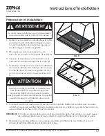 Preview for 53 page of Zephyr Monsoon II Use, Care And Installation Manual