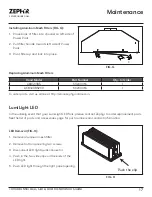 Preview for 17 page of Zephyr Monsoon Mini AK9128BS Use, Care And Installation Manual