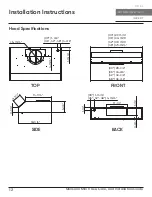 Предварительный просмотр 12 страницы Zephyr Monsoon Mini II Use, Care And Installation Manual