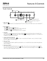 Preview for 17 page of Zephyr Okeanito COK-E36CSX Use, Care And Installation Manual