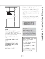 Предварительный просмотр 7 страницы Zephyr Okeanito COK-E36SX Use, Care And Installation Manual