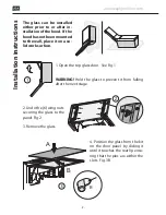 Preview for 2 page of Zephyr Pattern Glass AHG-00BL User Instructions