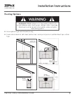 Preview for 11 page of Zephyr Pisa ZPI-E24BG Use, Care And Installation Manual