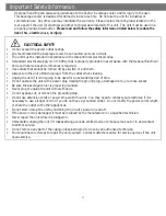 Preview for 2 page of Zephyr PRB15C01AG Use, Care And Installation Manual