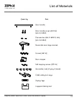 Preview for 13 page of Zephyr PRB24C01AS-ADA Use, Care And Installation Manual