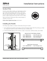 Preview for 17 page of Zephyr PRB24C01AS-ADA Use, Care And Installation Manual