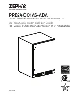 Preview for 31 page of Zephyr PRB24C01AS-ADA Use, Care And Installation Manual