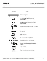 Preview for 43 page of Zephyr PRB24C01AS-ADA Use, Care And Installation Manual