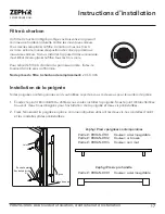 Preview for 47 page of Zephyr PRB24C01AS-ADA Use, Care And Installation Manual