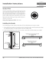 Preview for 18 page of Zephyr PRB24C01AS-OD Use, Care And Installation Manual