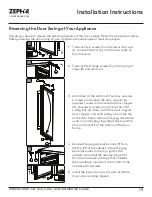 Preview for 19 page of Zephyr PRB24C01AS-OD Use, Care And Installation Manual