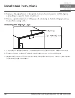 Preview for 20 page of Zephyr PRB24C01AS-OD Use, Care And Installation Manual