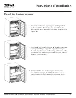 Preview for 55 page of Zephyr PRB24C01AS-OD Use, Care And Installation Manual