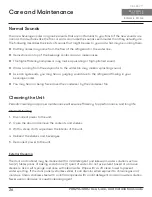 Preview for 26 page of Zephyr PRB24C01BG Use, Care And Installation Manual
