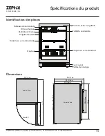 Preview for 47 page of Zephyr PRB24C01BG Use, Care And Installation Manual