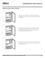 Preview for 23 page of Zephyr PRB24C01BPG Use, Care And Installation Manual