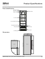 Preview for 15 page of Zephyr PRB24F01AG Use, Care And Installation Manual