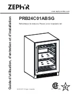 Preview for 21 page of Zephyr Presrv PRB24C01ABSG Use, Care And Installation Manual