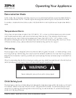 Preview for 23 page of Zephyr Presrv PRB24C01AG-ADA Use, Care And Installation Manual