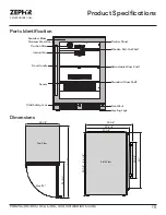 Preview for 15 page of Zephyr Presrv PRB24C01CBSG Use, Care And Installation Manual