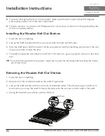 Preview for 20 page of Zephyr Presrv PRB24C01CBSG Use, Care And Installation Manual