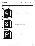 Preview for 21 page of Zephyr Presrv PRB24C01CBSG Use, Care And Installation Manual