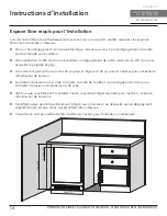 Preview for 50 page of Zephyr Presrv PRB24C01CBSG Use, Care And Installation Manual