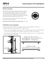 Preview for 51 page of Zephyr Presrv PRB24C01CBSG Use, Care And Installation Manual