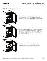 Preview for 55 page of Zephyr Presrv PRB24C01CBSG Use, Care And Installation Manual