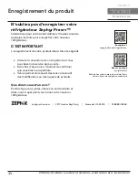 Preview for 68 page of Zephyr Presrv PRB24C01CBSG Use, Care And Installation Manual