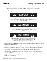 Preview for 5 page of Zephyr Presrv PRB24C01CG Use, Care And Installation Manual