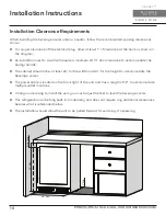 Preview for 16 page of Zephyr Presrv PRB24C01CG Use, Care And Installation Manual