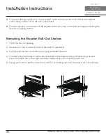 Preview for 20 page of Zephyr Presrv PRB24C01CG Use, Care And Installation Manual