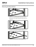 Preview for 21 page of Zephyr Presrv PRB24C01CG Use, Care And Installation Manual