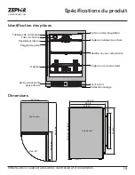 Preview for 49 page of Zephyr Presrv PRB24C01CG Use, Care And Installation Manual