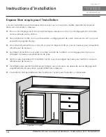 Preview for 50 page of Zephyr Presrv PRB24C01CG Use, Care And Installation Manual