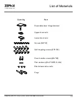 Preview for 13 page of Zephyr Presrv PRB24C01CPG Use, Care And Installation Manual